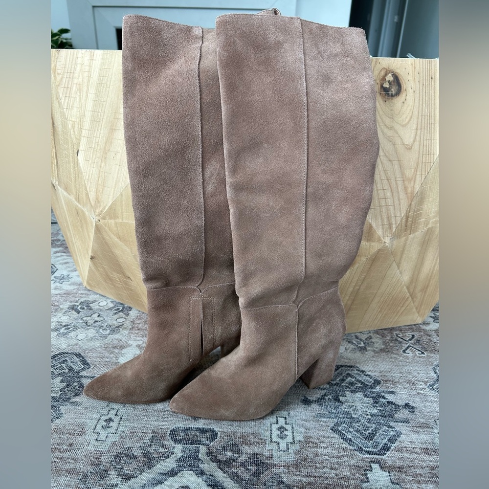 Steve Madden Brown Over the Knee Boots Suede